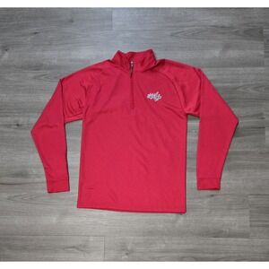 NHL‎ Washington Capitals Lightweight 1/4 Zip Small Hockey pullover Jacket NEW